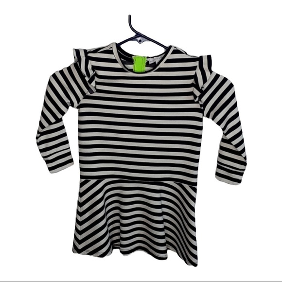 Rockets of Awesome striped ruffle skater sz 5 - Picture 1 of 4